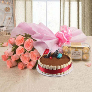 Simple Elegance with Cake